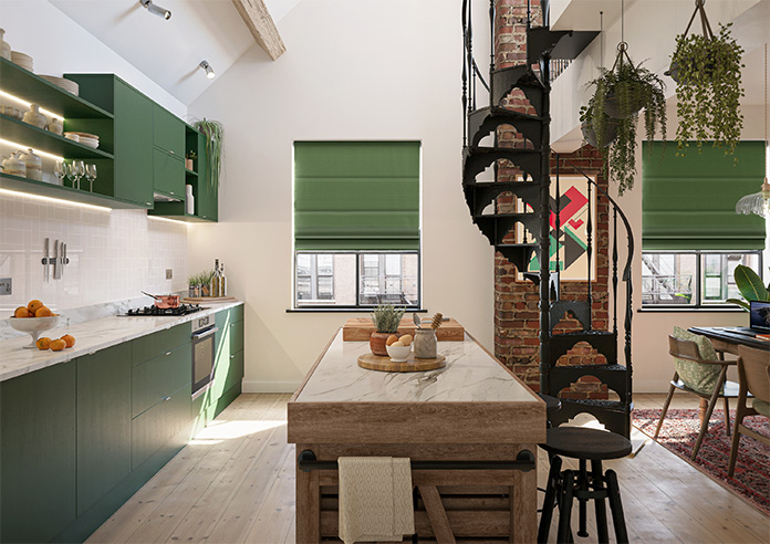 Lyra, Juniper - Twist&Fit Roman Blind - Image 8